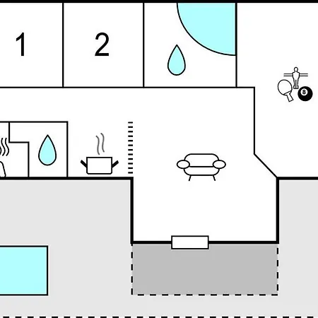 בית נופש In With Kitchen