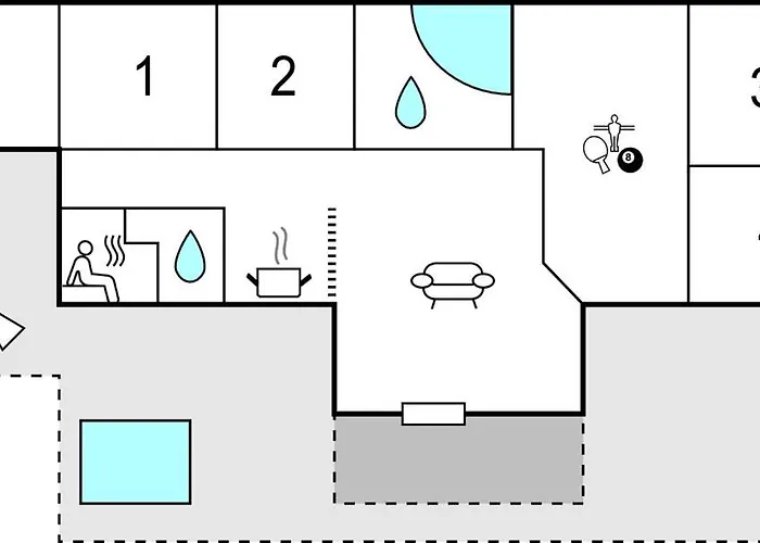 Сasa de vacaciones In With Kitchen